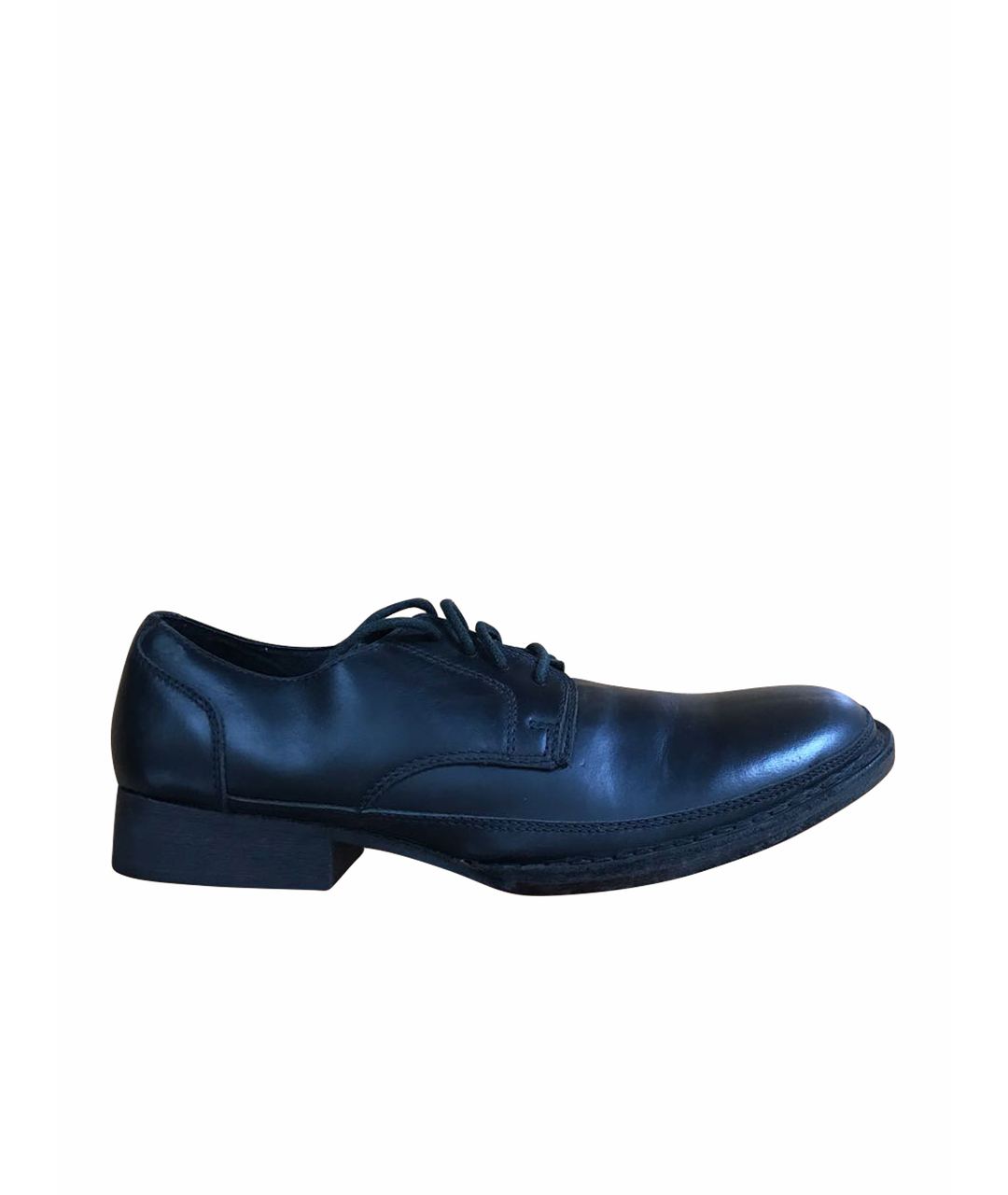 Y'S BY YOHJI YAMAMOTO VINTAGE Черные кожаные туфли, фото 1