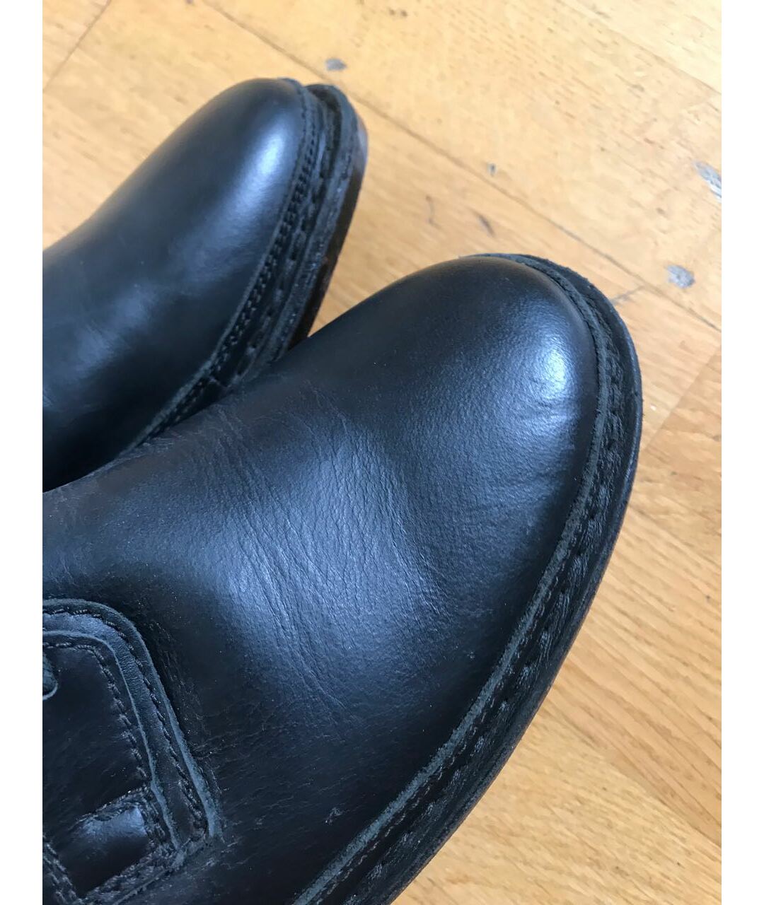 Y'S BY YOHJI YAMAMOTO VINTAGE Черные кожаные туфли, фото 5