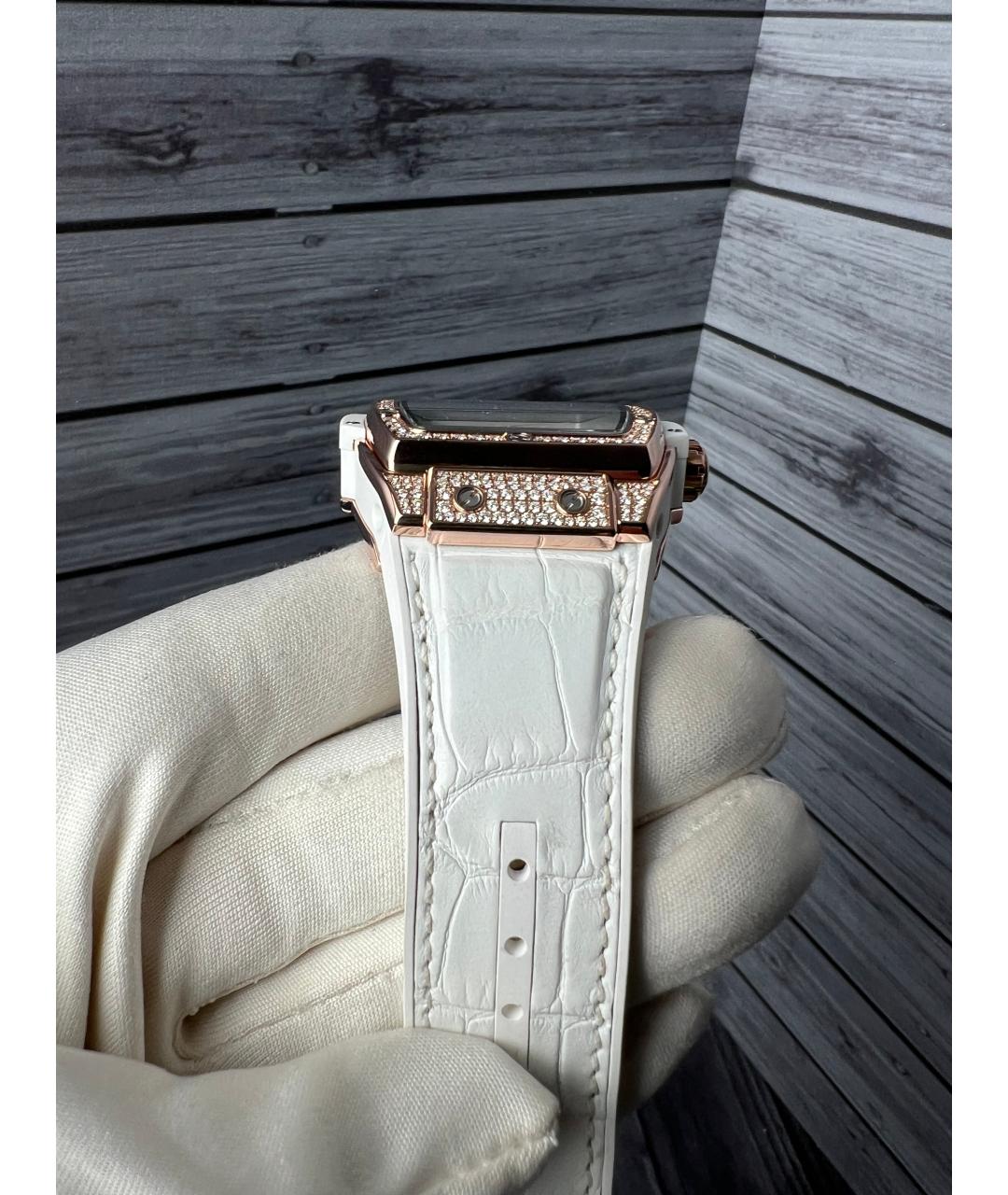 HUBLOT Белые часы из розового золота, фото 6