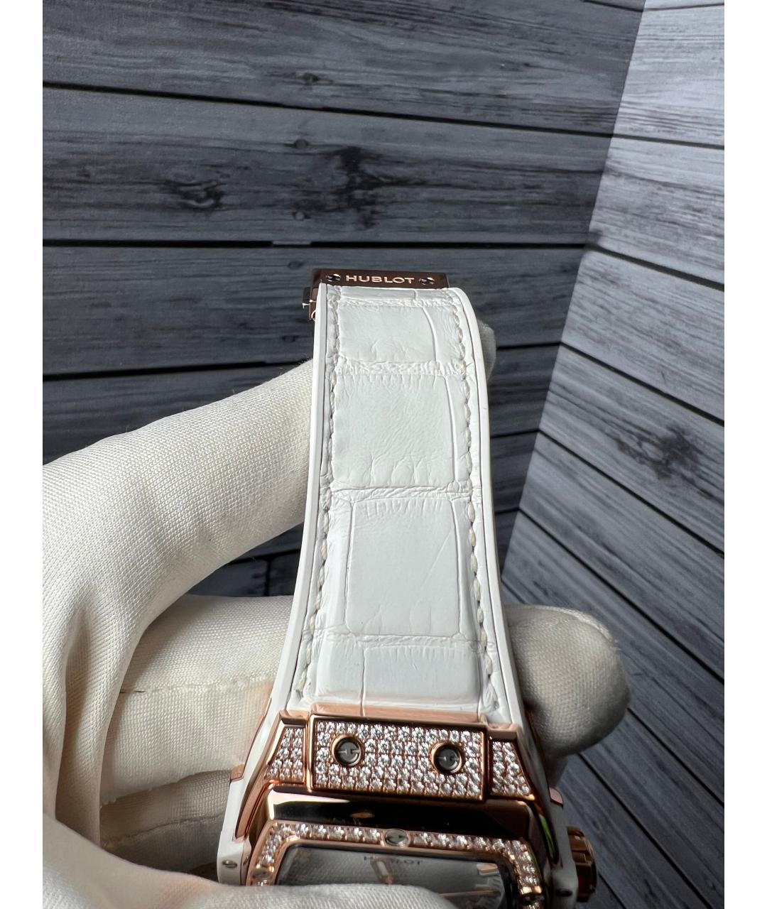 HUBLOT Белые часы из розового золота, фото 7