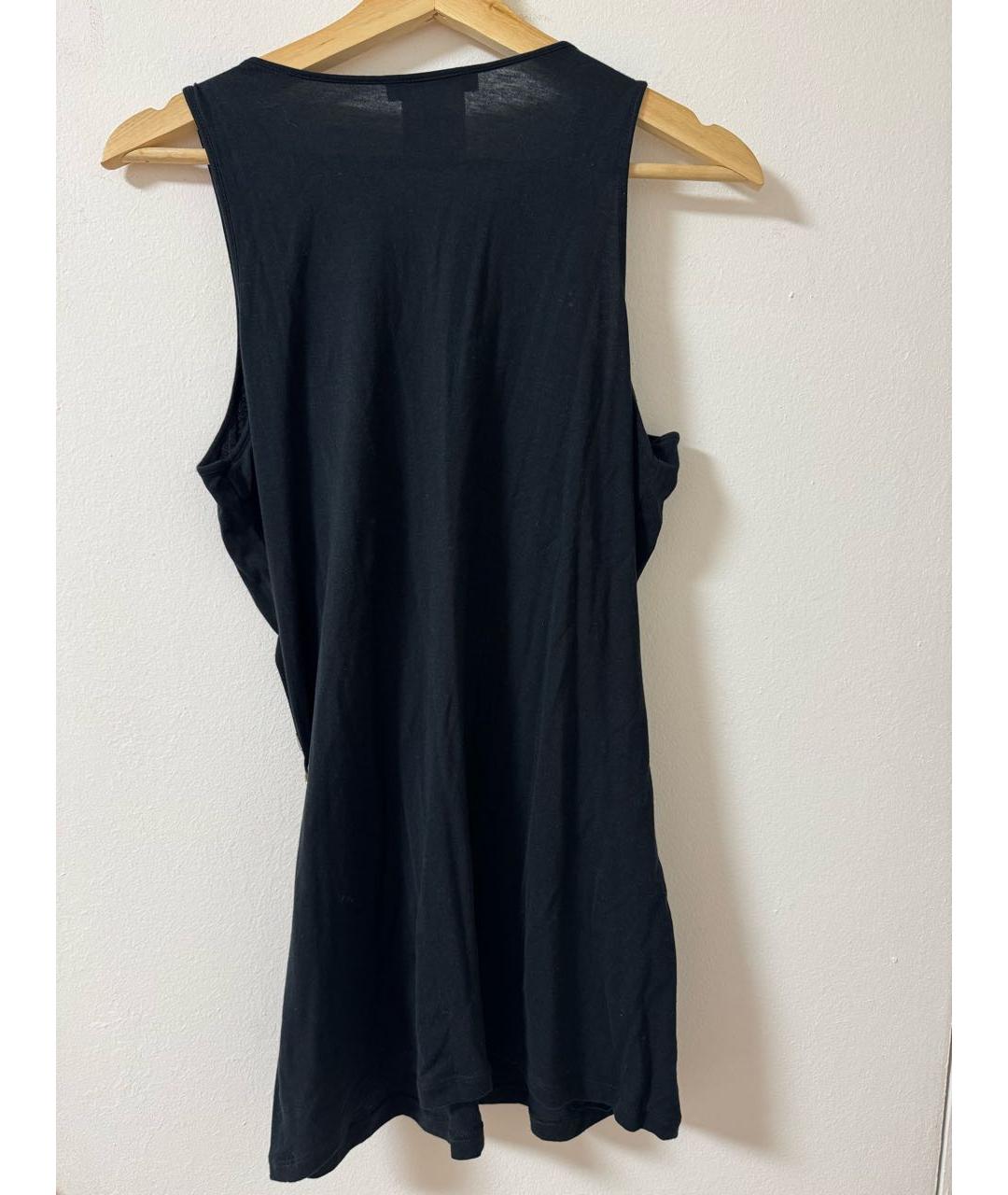 GIVENCHY Черная хлопковая майка, фото 2