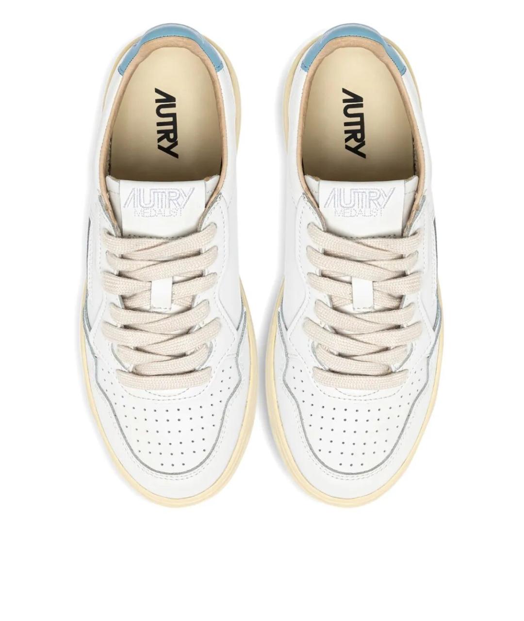 AUTRY Белые кожаные кеды, фото 5