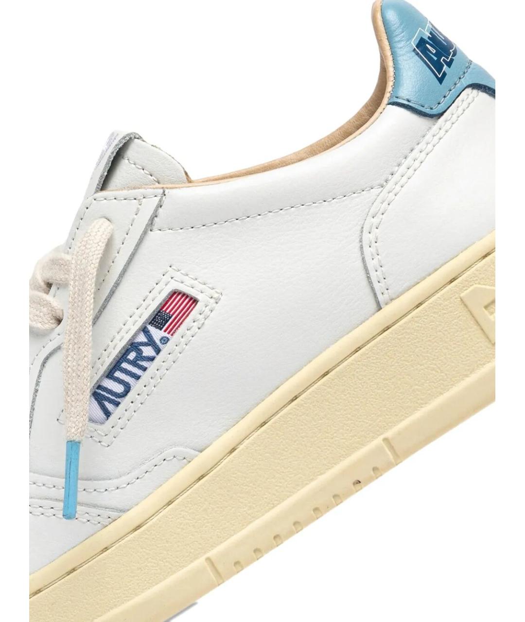 AUTRY Белые кожаные кеды, фото 4