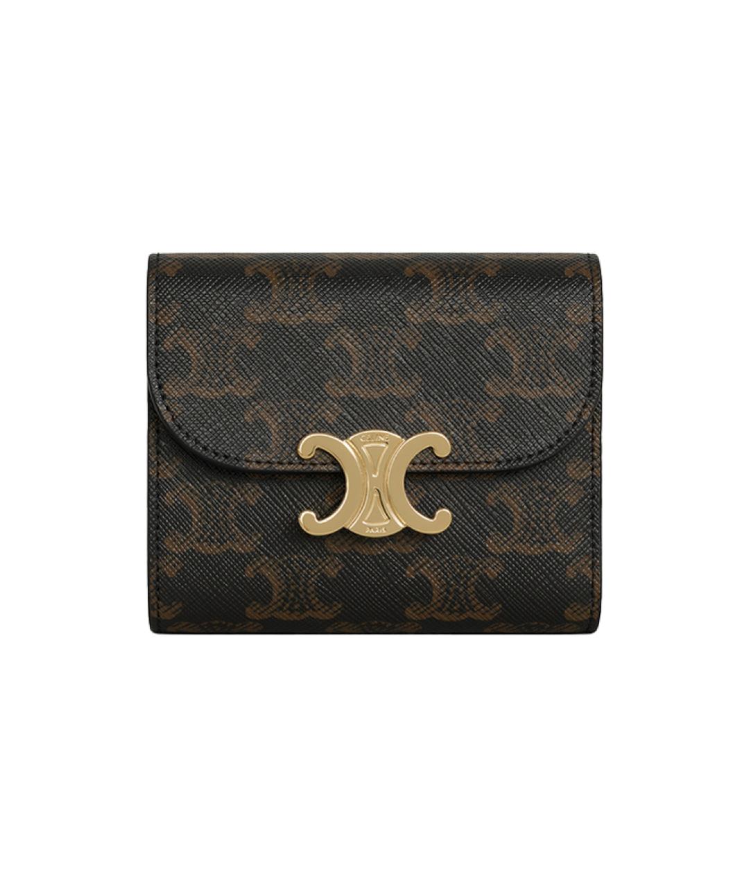 CELINE Коричневый кошелек, фото 7