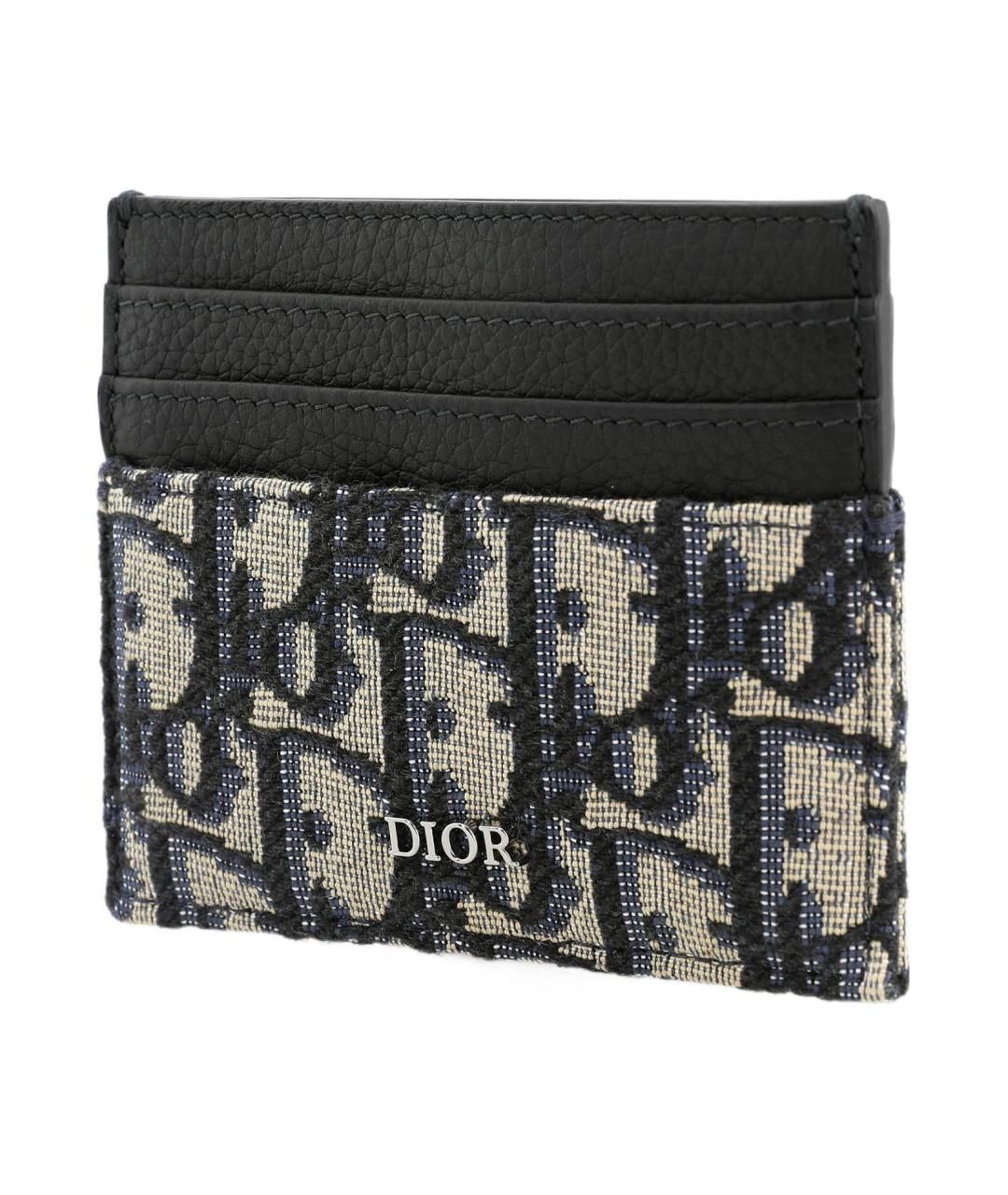 CHRISTIAN DIOR Темно-синий кардхолдер, фото 2