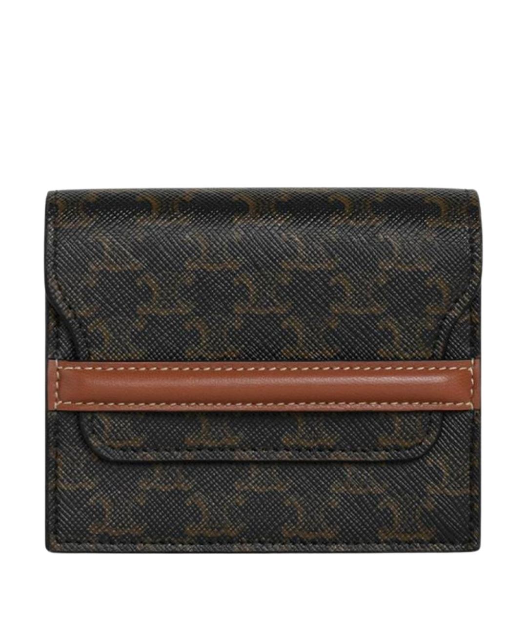 CELINE Коричневый кошелек, фото 1