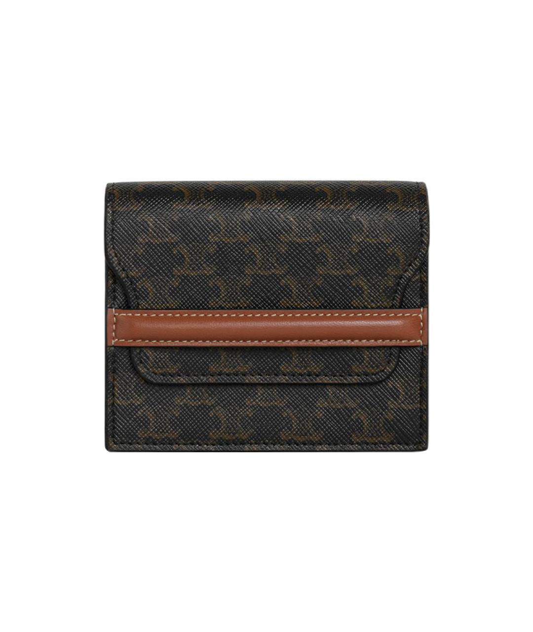 CELINE Коричневый кошелек, фото 5