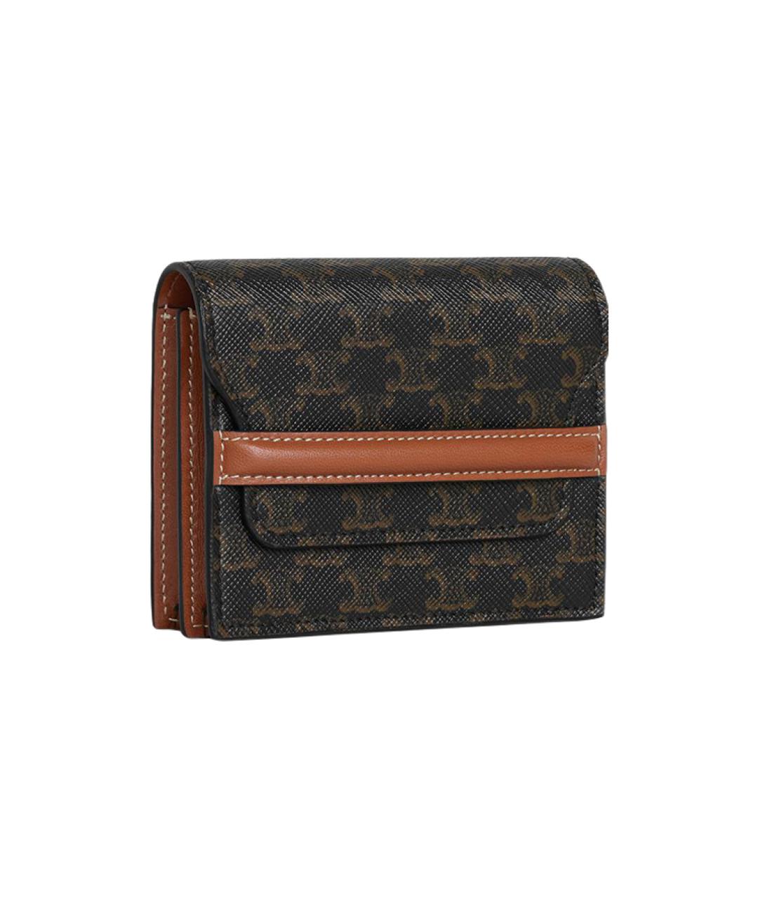 CELINE Коричневый кошелек, фото 2