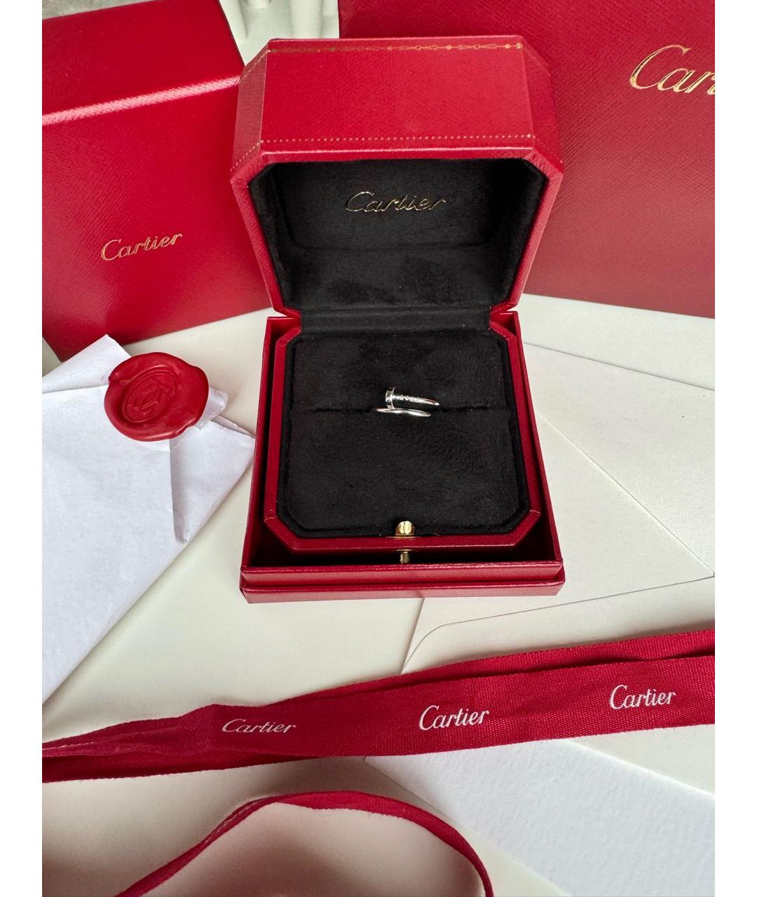 CARTIER Серое кольцо из белого золота, фото 4