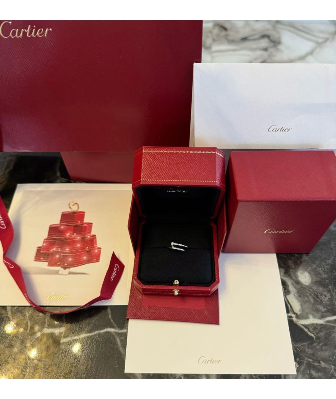 CARTIER Серое кольцо из белого золота, фото 3