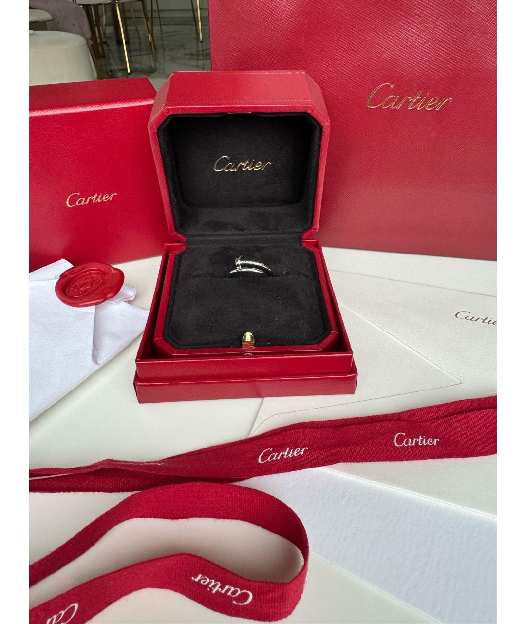 CARTIER Серое кольцо из белого золота, фото 3