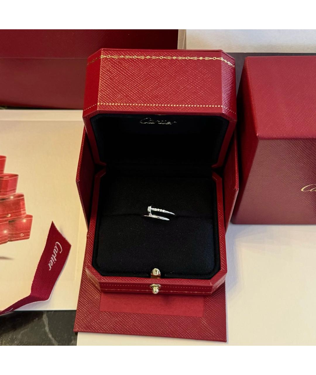CARTIER Серое кольцо из белого золота, фото 4
