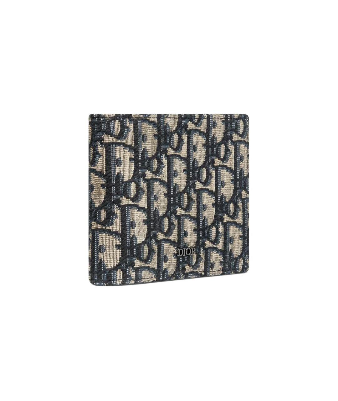 CHRISTIAN DIOR Темно-синий бархатный кошелек, фото 3