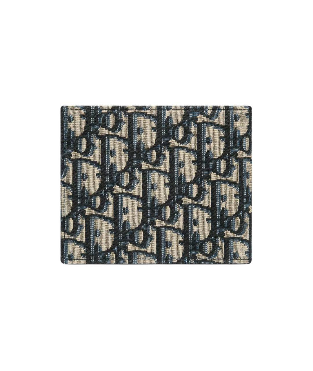 CHRISTIAN DIOR Темно-синий бархатный кошелек, фото 2