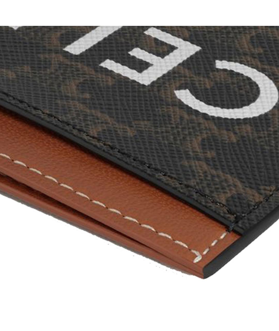 CELINE Коричневый кардхолдер, фото 6