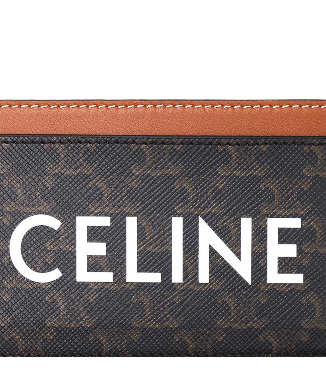 CELINE Коричневый кардхолдер, фото 5