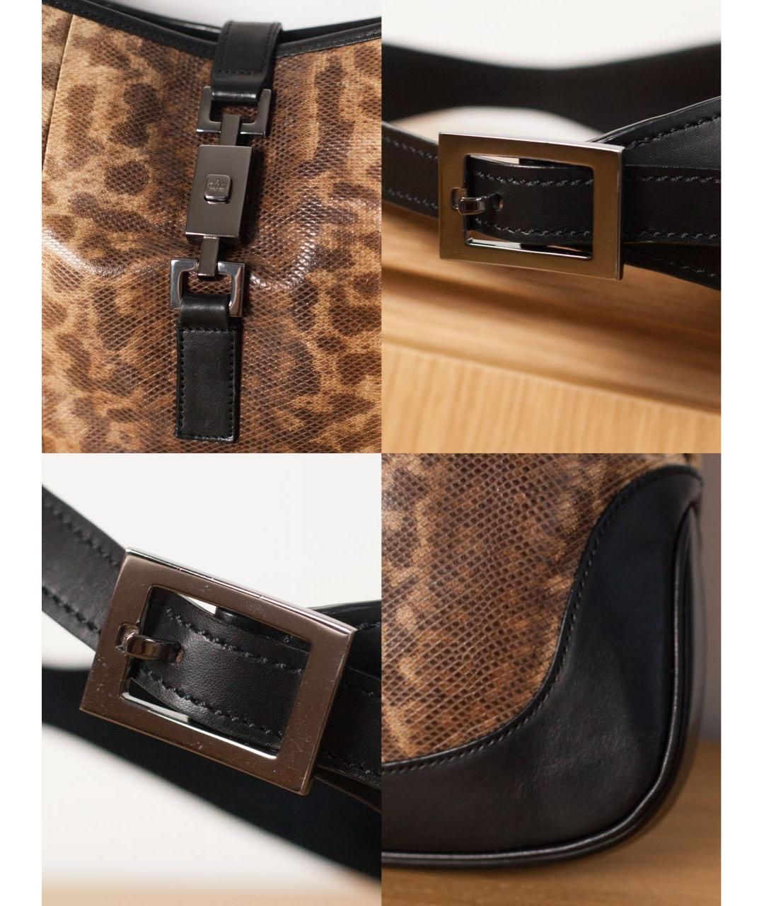 GUCCI Мульти сумка с короткими ручками из экзотической кожи, фото 6
