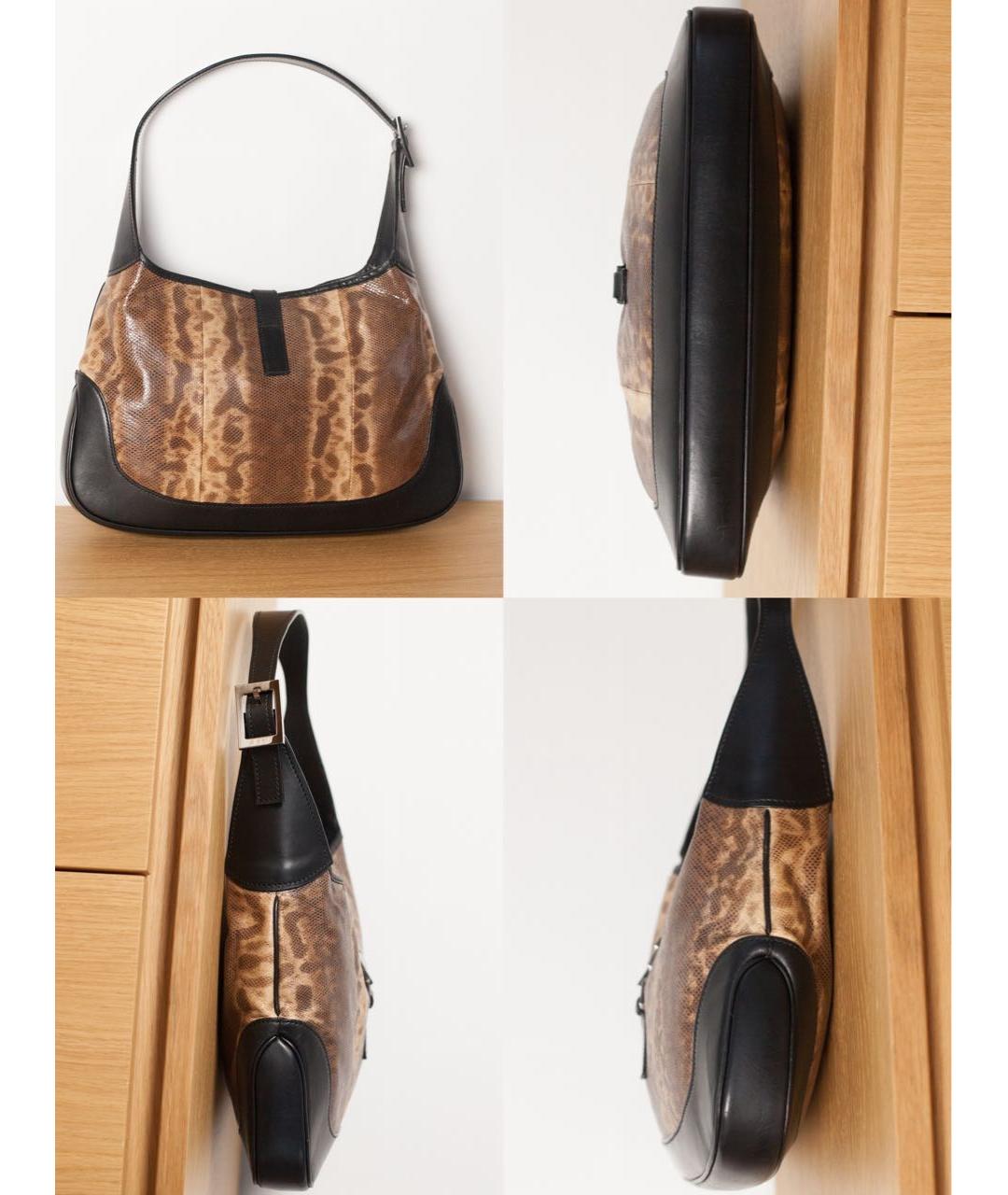 GUCCI Мульти сумка с короткими ручками из экзотической кожи, фото 5