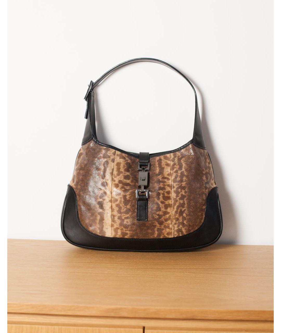 GUCCI Мульти сумка с короткими ручками из экзотической кожи, фото 7