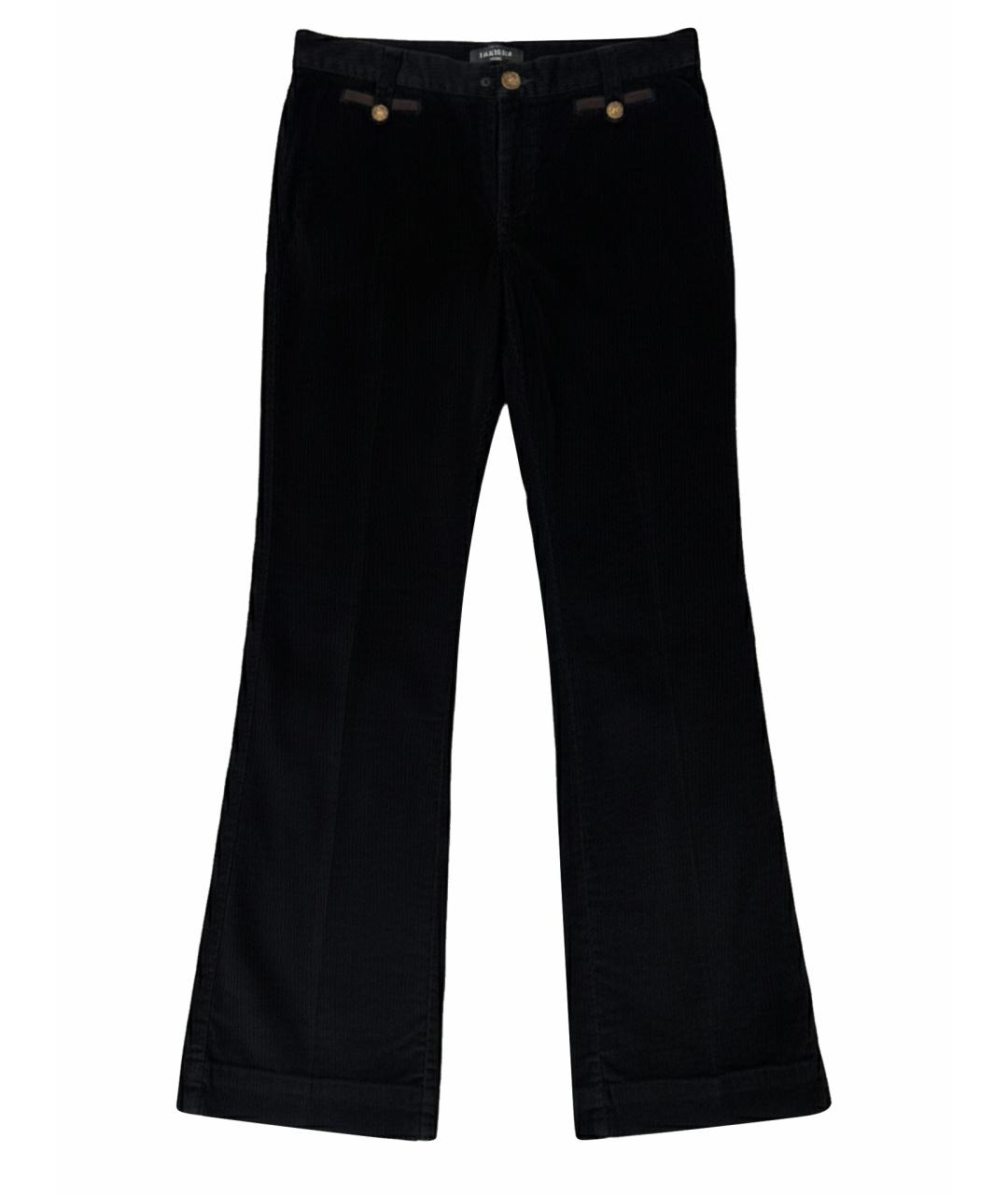 DOLCE&GABBANA Черные хлопковые прямые джинсы, фото 1