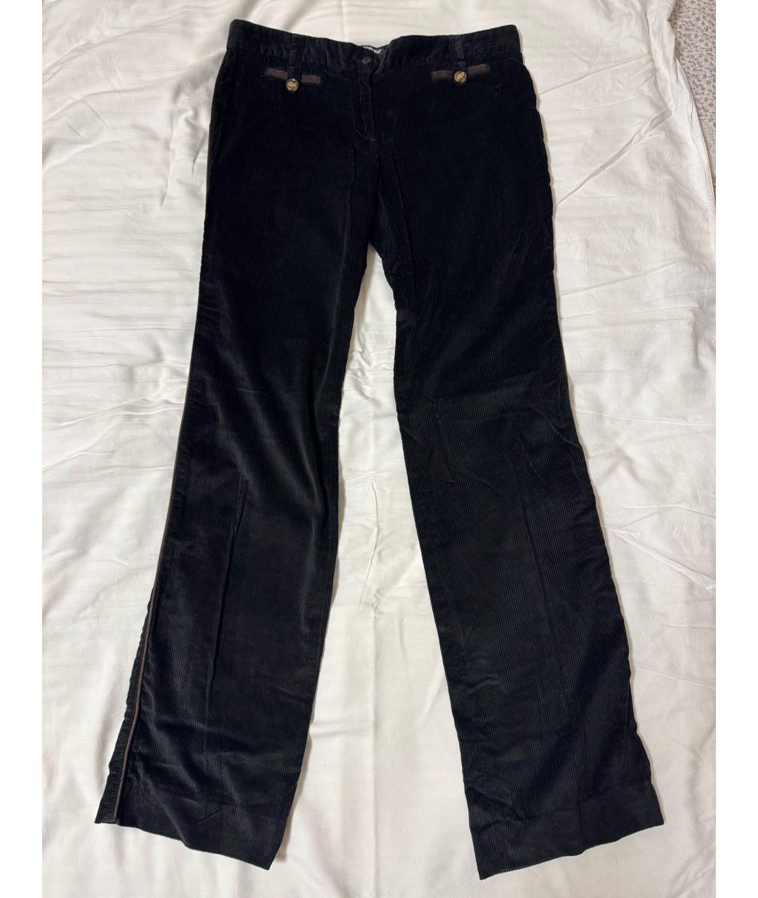 DOLCE&GABBANA Черные хлопковые прямые джинсы, фото 7