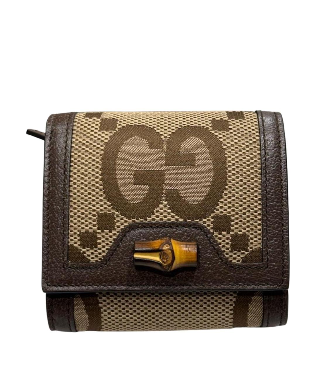 GUCCI Коричневый кошелек, фото 1