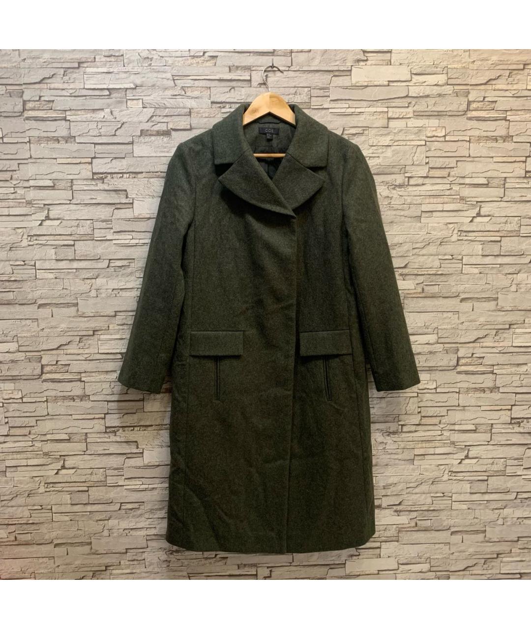 COS Зеленые шерстяное пальто, фото 9