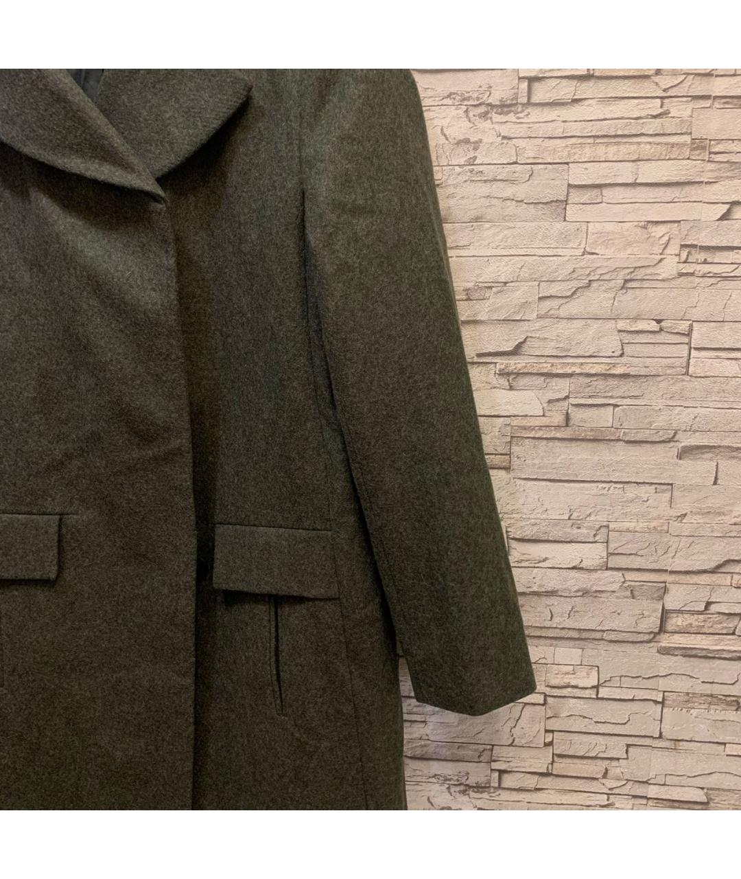 COS Зеленые шерстяное пальто, фото 5