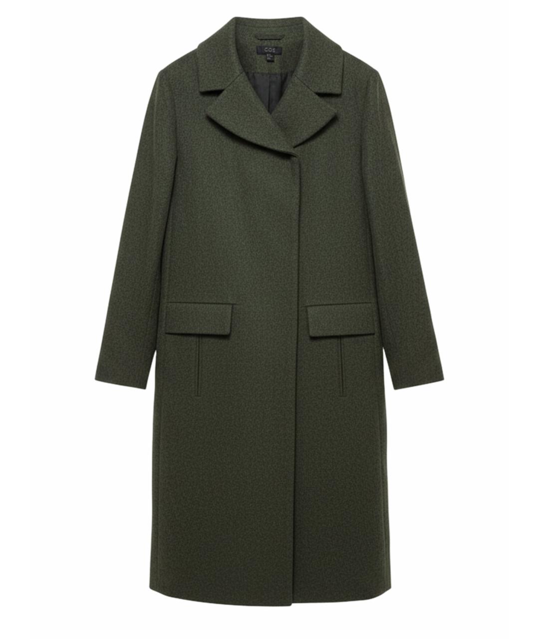 COS Зеленые шерстяное пальто, фото 1