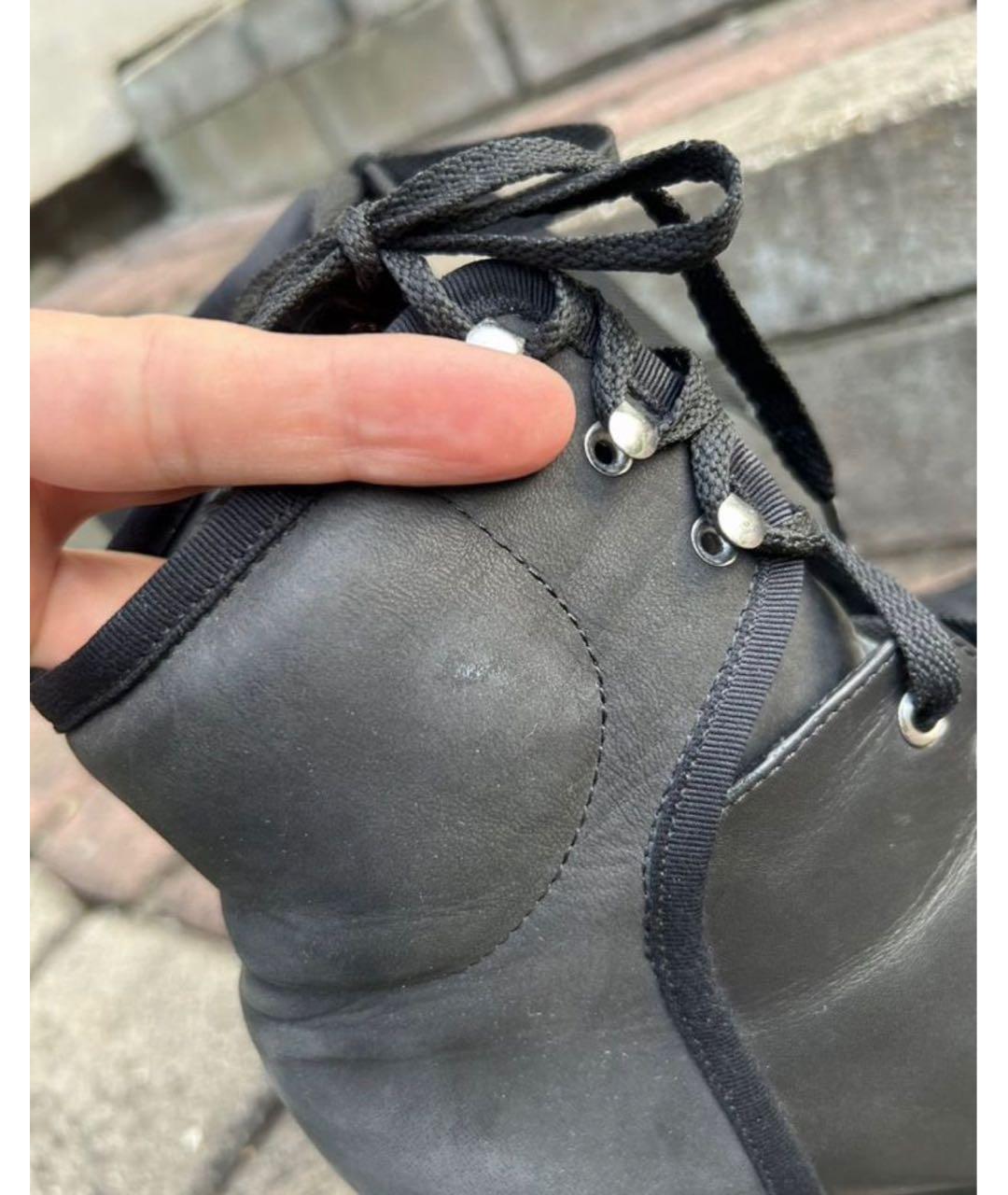 SEE BY CHLOE Черные кожаные ботинки, фото 7