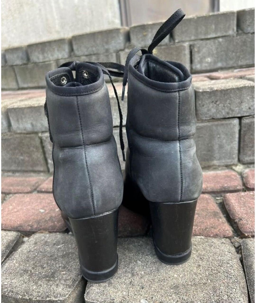 SEE BY CHLOE Черные кожаные ботинки, фото 4