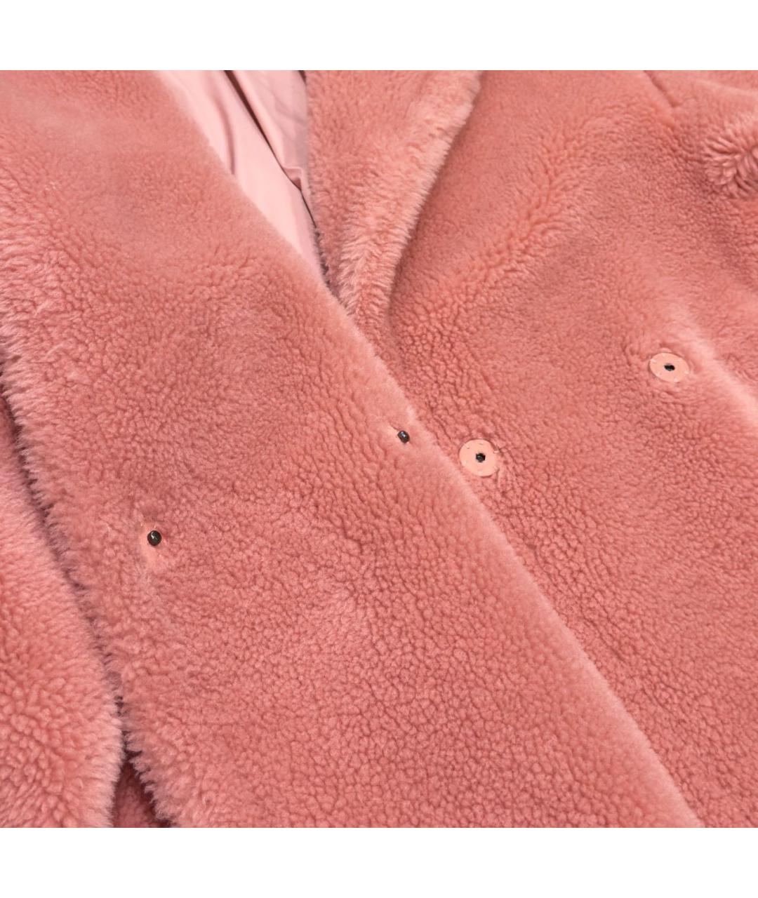 FORTE COUTURE Розовая шерстяная шуба, фото 6