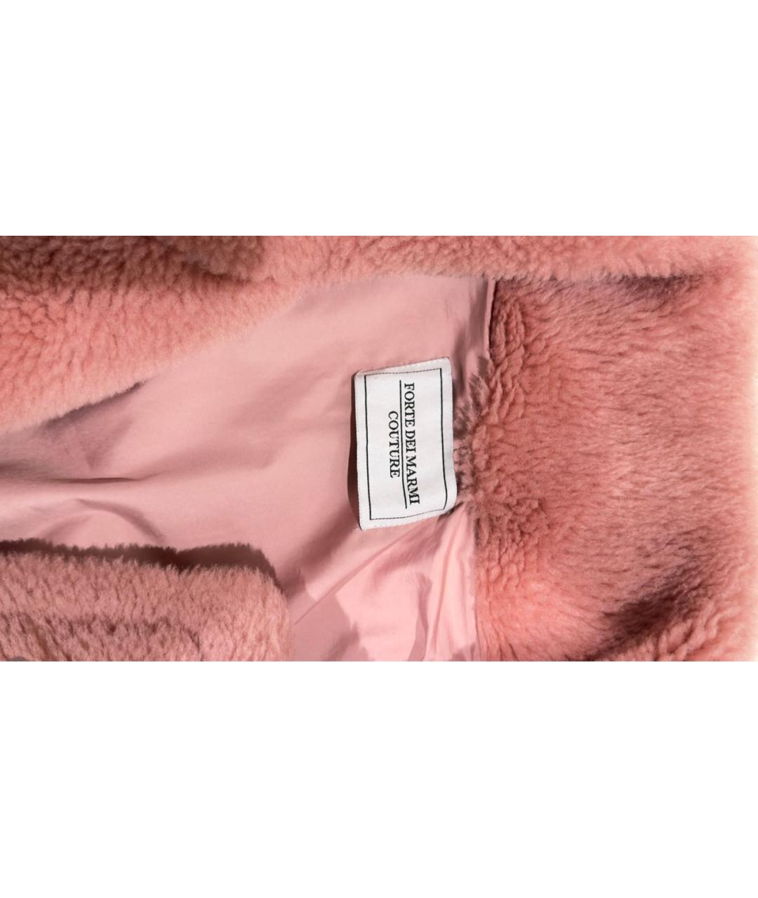 FORTE COUTURE Розовая шерстяная шуба, фото 7