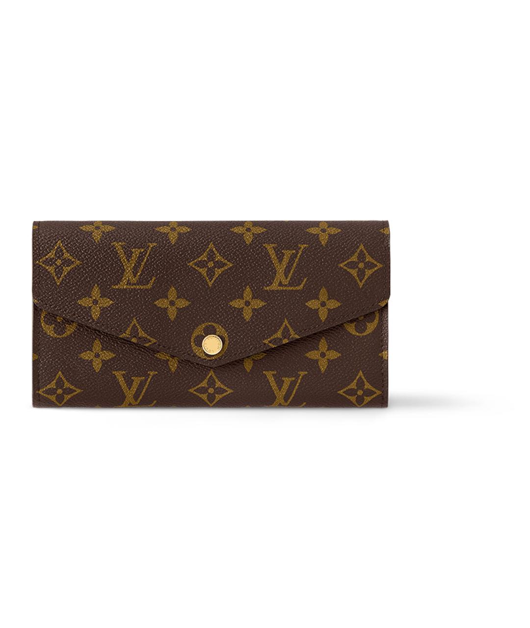LOUIS VUITTON Коричневый кошелек, фото 1