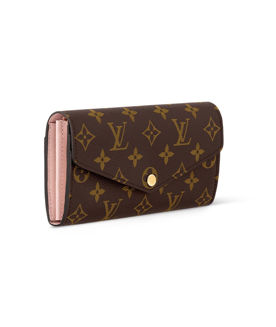 LOUIS VUITTON Коричневый кошелек, фото 2