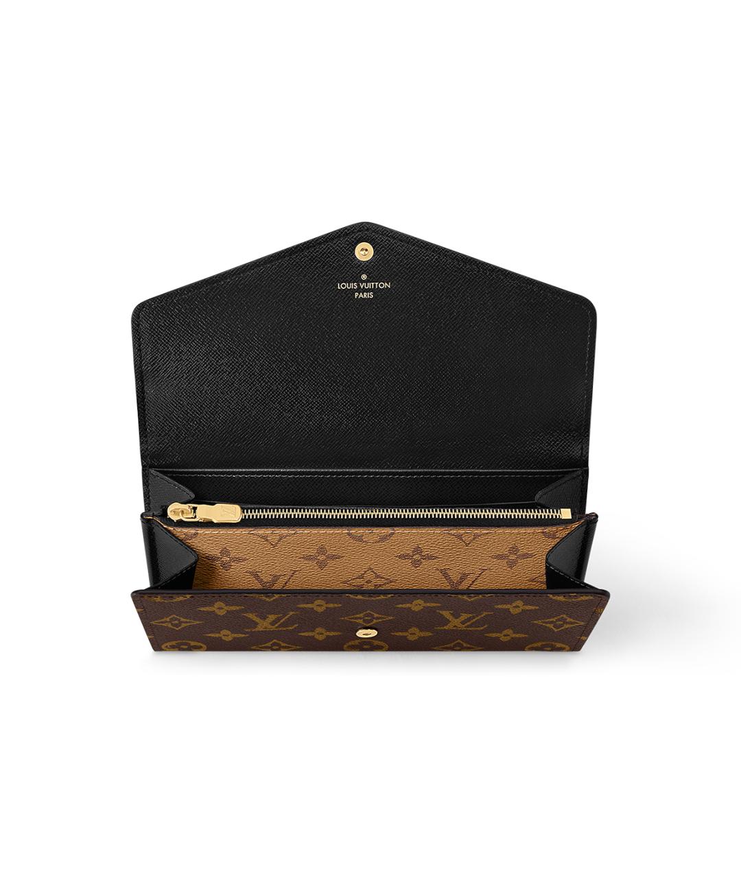 LOUIS VUITTON Коричневый кошелек, фото 4