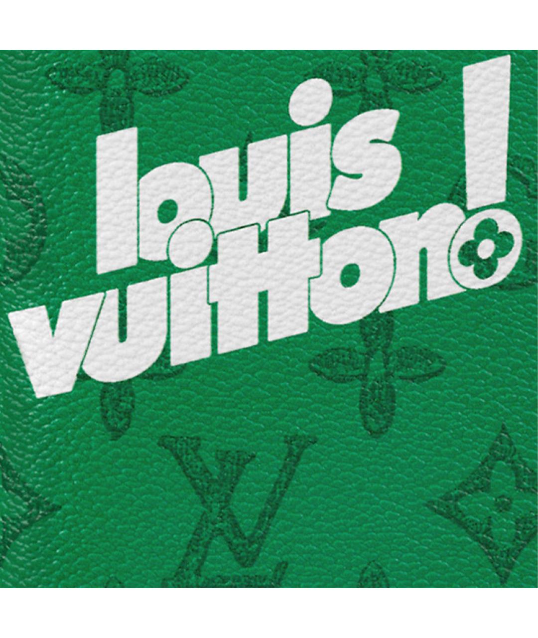 LOUIS VUITTON Зеленый кошелек, фото 5