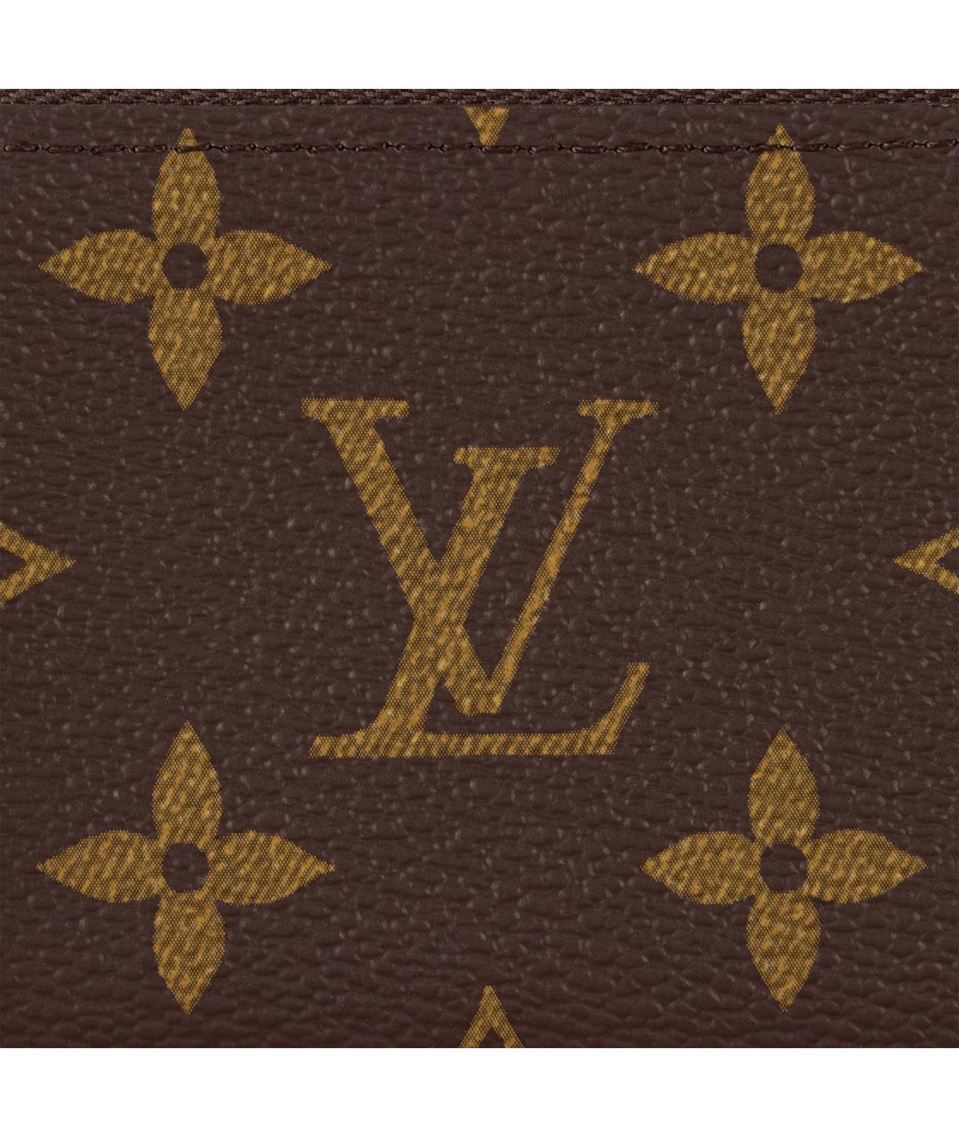LOUIS VUITTON Коричневый кошелек, фото 5