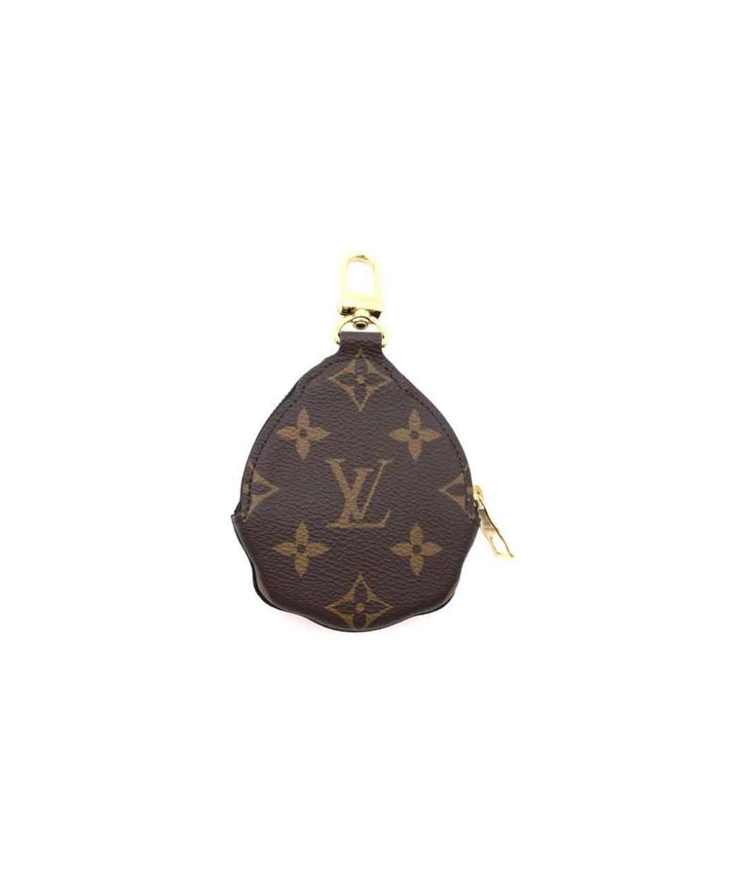 LOUIS VUITTON Зеленый кожаный кошелек, фото 3