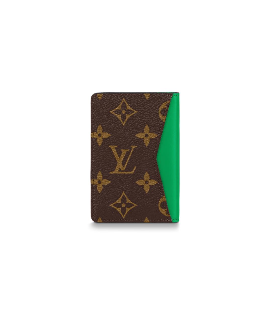 LOUIS VUITTON Коричневый кошелек, фото 3