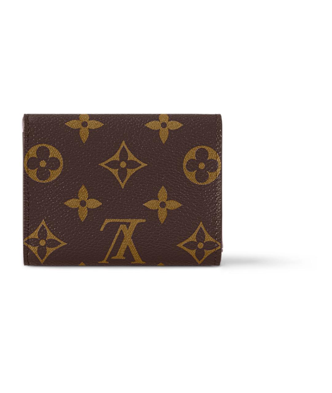 LOUIS VUITTON Коричневый кошелек, фото 3