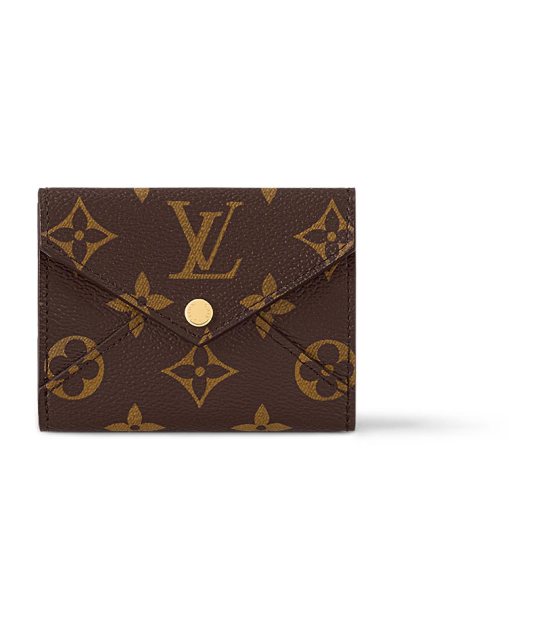 LOUIS VUITTON Коричневый кошелек, фото 1