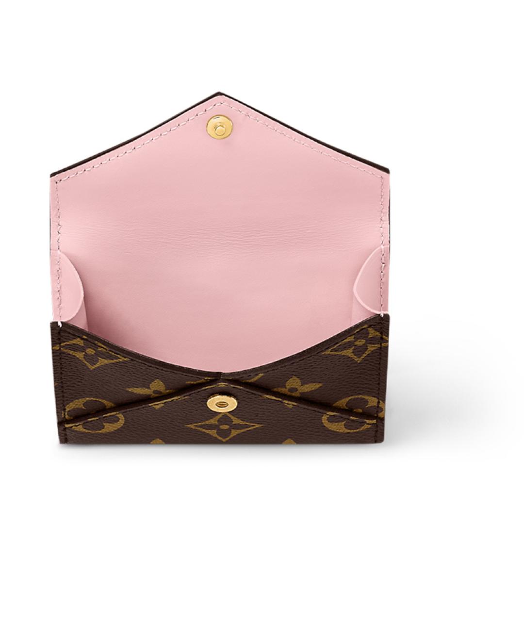 LOUIS VUITTON Коричневый кошелек, фото 4