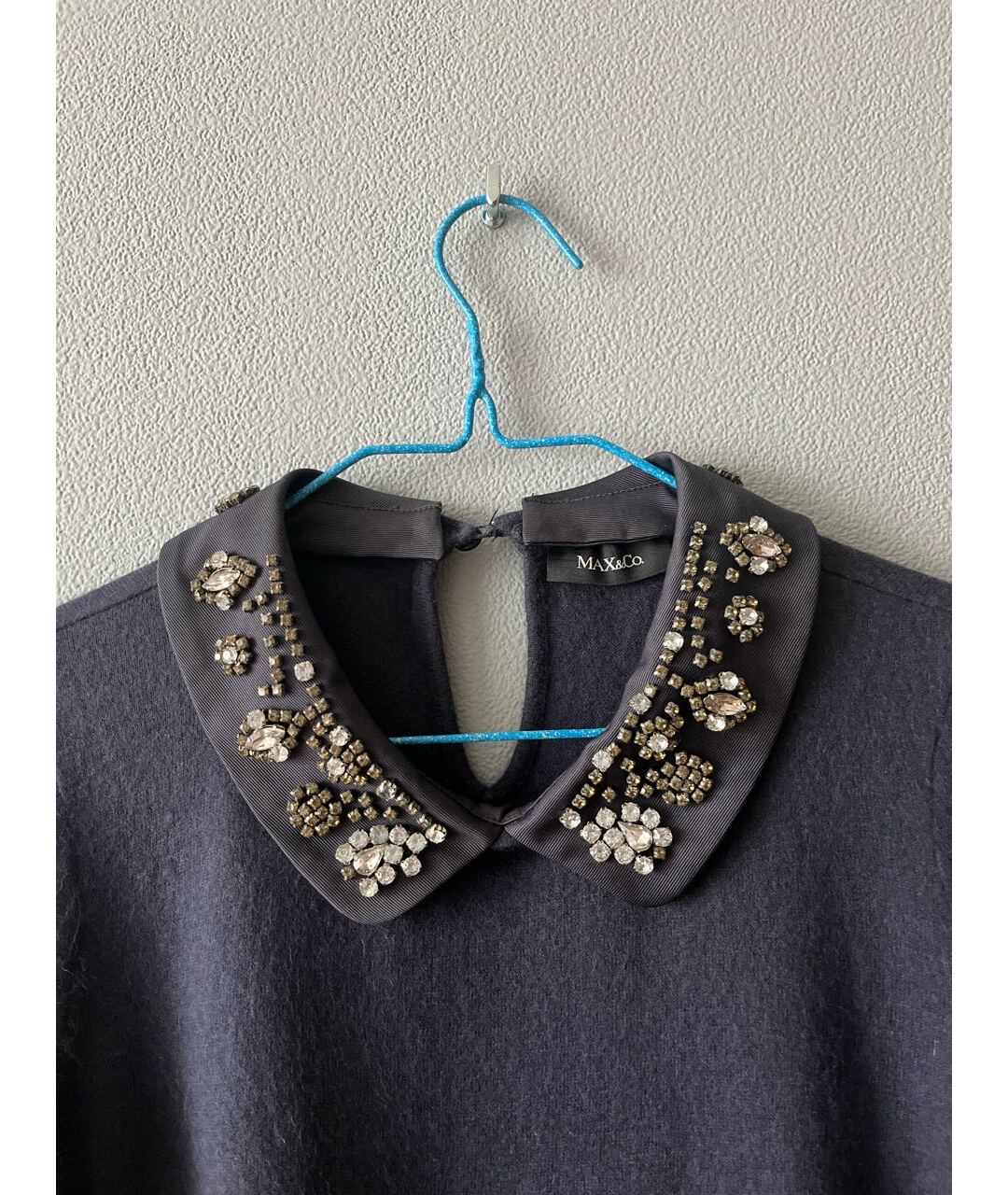MAX&CO Синий кашемировый джемпер / свитер, фото 3