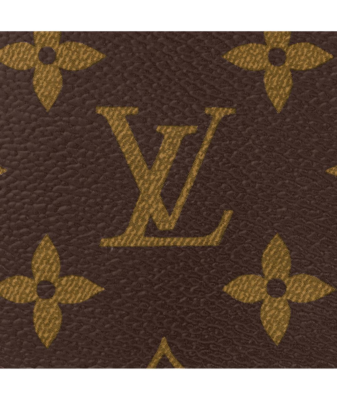 LOUIS VUITTON Коричневый кардхолдер, фото 5