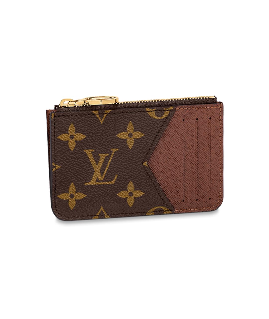 LOUIS VUITTON Коричневый кардхолдер, фото 1