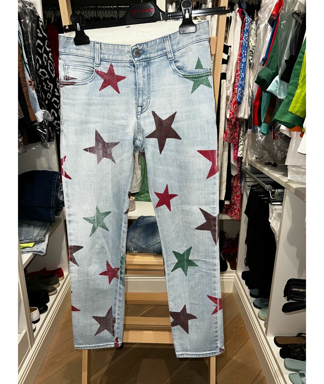 STELLA MCCARTNEY Мульти прямые джинсы, фото 6