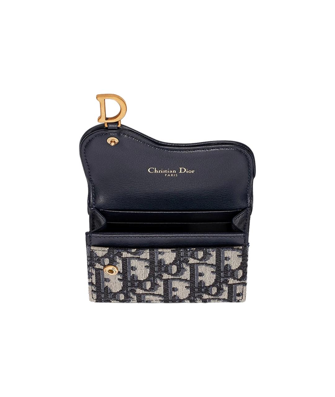 CHRISTIAN DIOR Темно-синий кардхолдер, фото 5