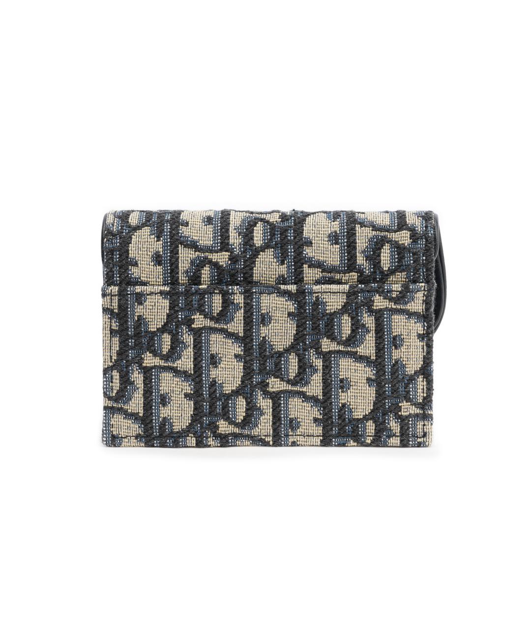 CHRISTIAN DIOR Темно-синий кардхолдер, фото 3