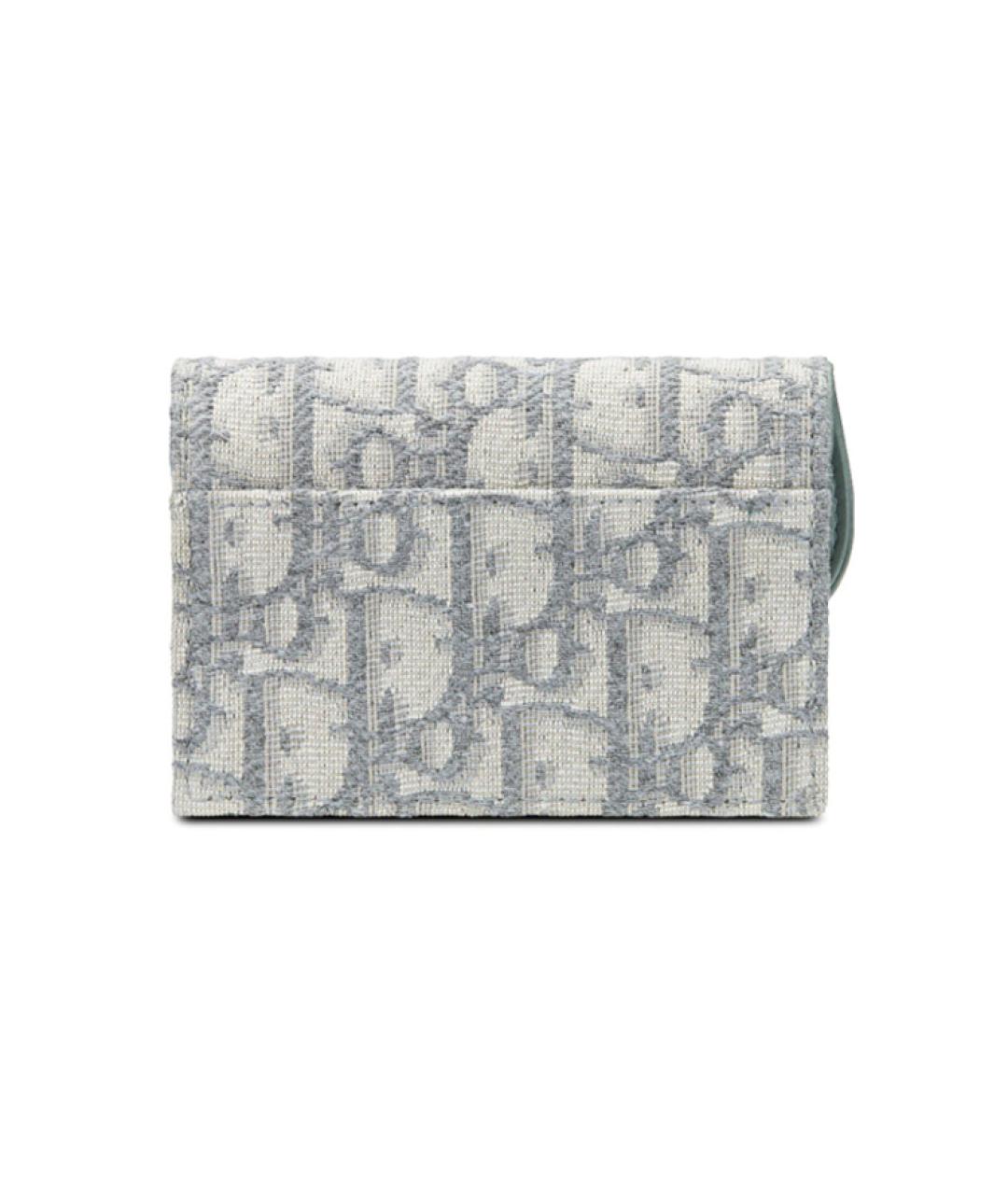 CHRISTIAN DIOR Серый кошелек, фото 5